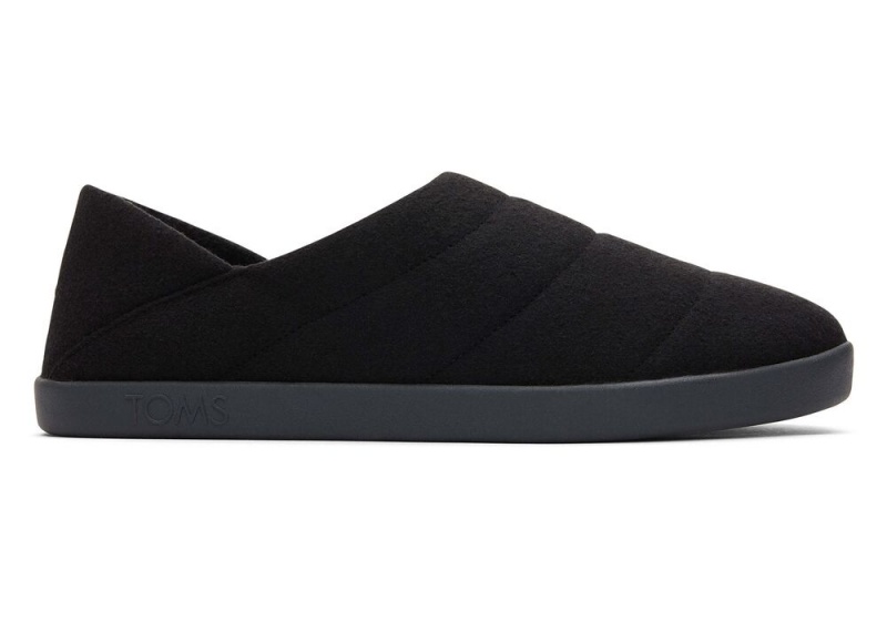 Toms Ezra Faux Fleece Convertible Schwarz | 9016NIMQS