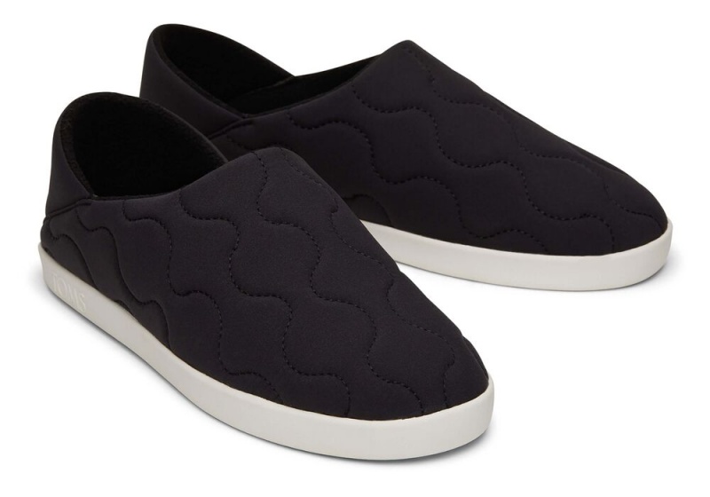 Toms Ezra Gesteppt Baumwoll Convertible Schwarz | 4527FGNVR