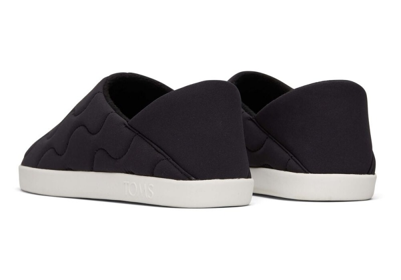 Toms Ezra Gesteppt Baumwoll Convertible Schwarz | 4527FGNVR