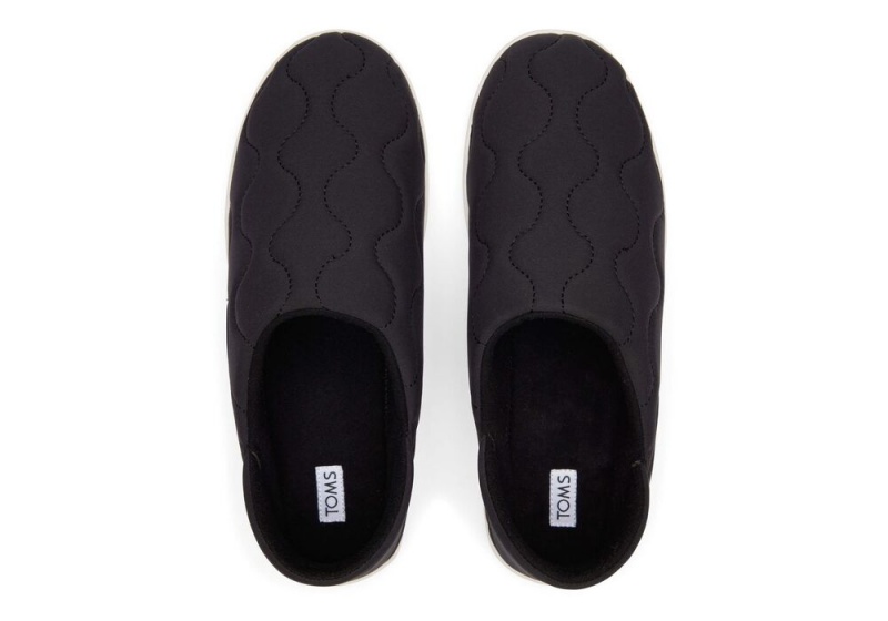 Toms Ezra Gesteppt Baumwoll Convertible Schwarz | 4527FGNVR