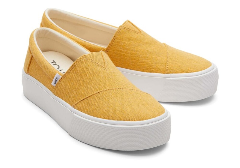 Toms Fenix Plattform Mango Canvas Mango | 8015FDJES