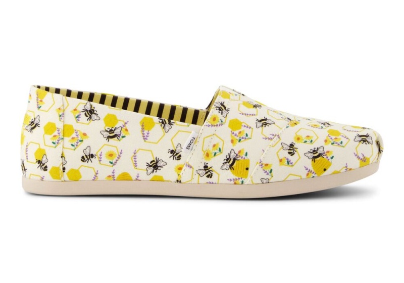 Toms Floral Honeycomb Bees Gelb | 8576RBAEM