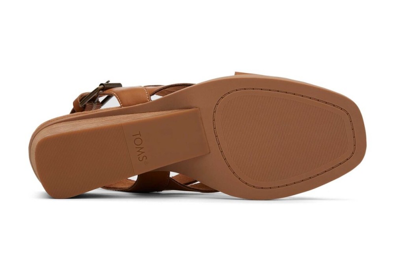 Toms Gracie Tan Leder Braun | 2816IKBED