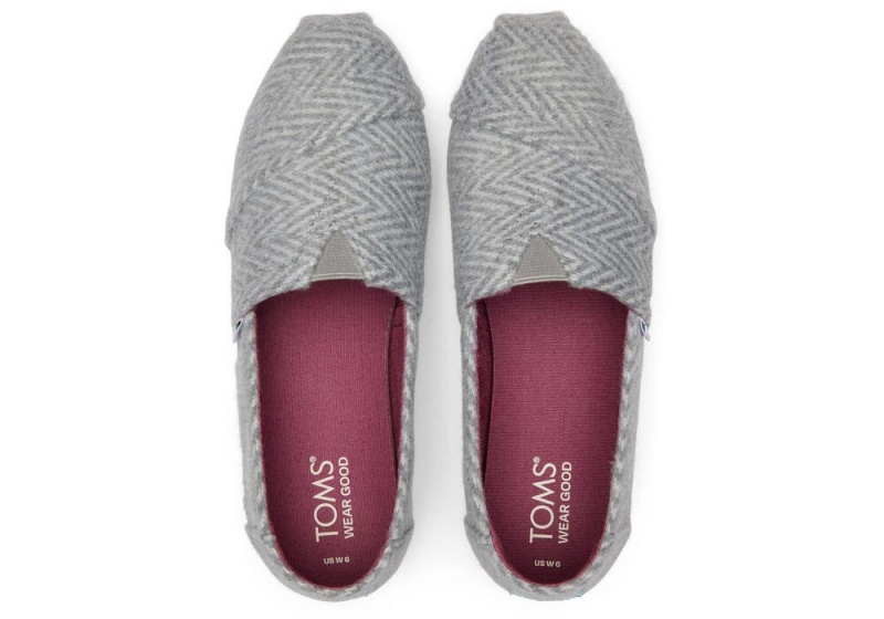 Toms Herringbone Grau | 2784TUFPI