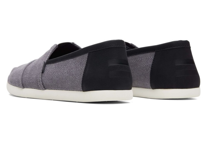 Toms Herringbone Synthetik Trim Grau | 8264BYZSP