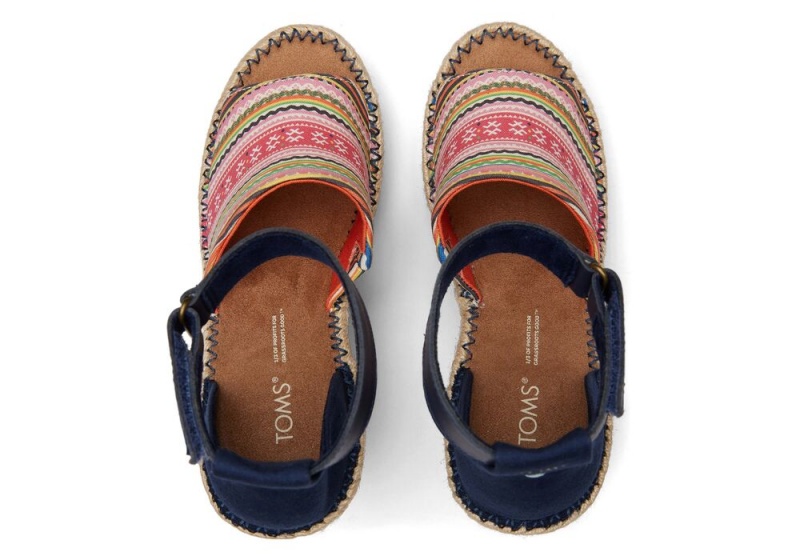 Toms Hmong Tapestry Marisol Wedge Mehrfarbig | 1296BQAJS