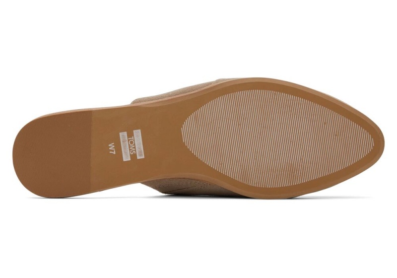 Toms Jade Taupe Wildleder Silber | 5403OECRV