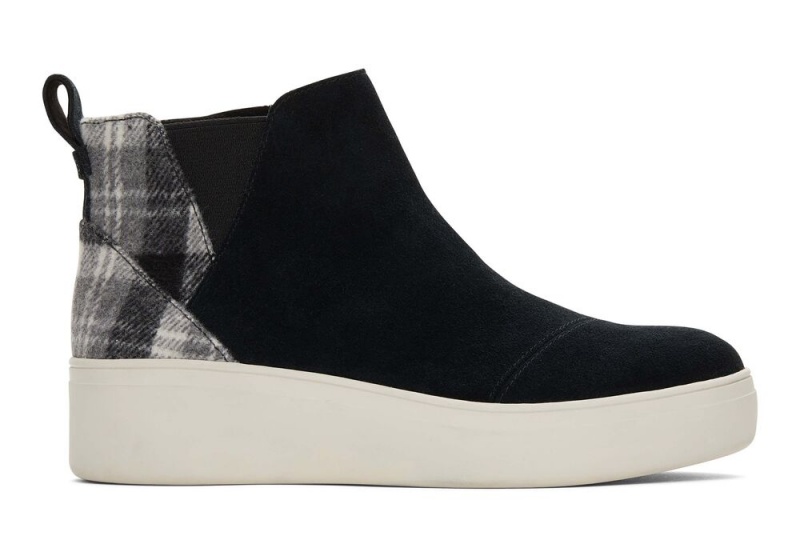 Toms Jamie Plaid Schwarz | 9543IKCAT