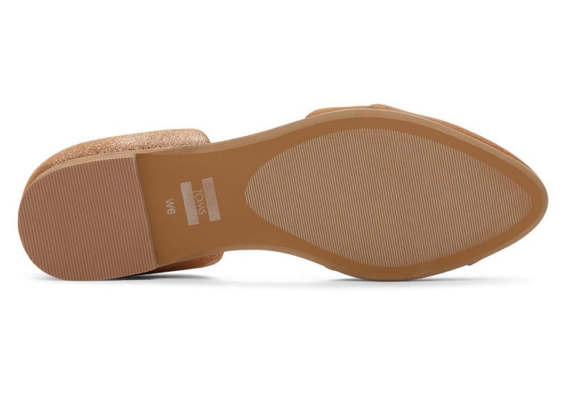 Toms Jutti D'Orsay Tan Leder Braun | 6251WJQBP