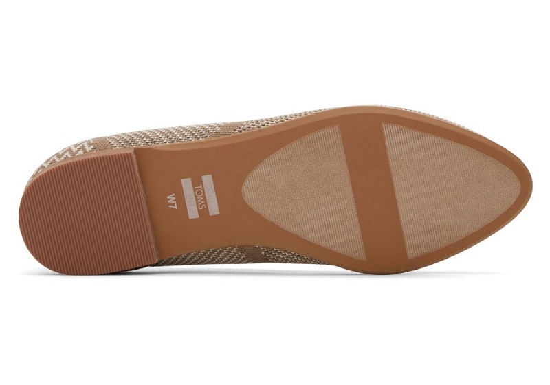 Toms Jutti Neat Taupe Knit Tiefesgrau | 6817HPVGI