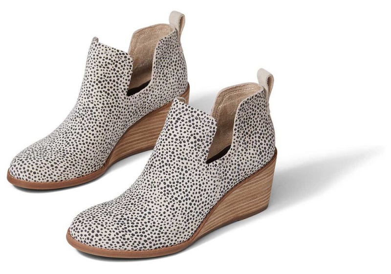 Toms Kallie Wedgeie Leopard | 9146ITCXR