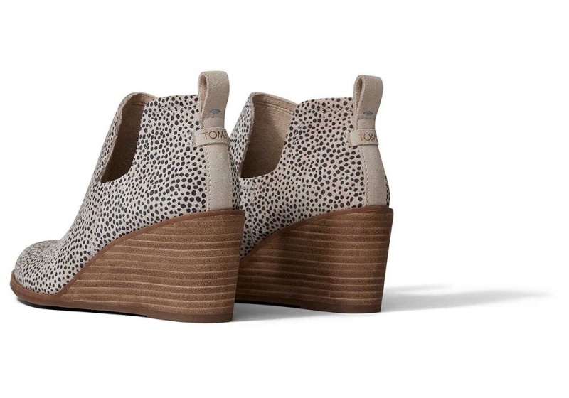 Toms Kallie Wedgeie Leopard | 9146ITCXR