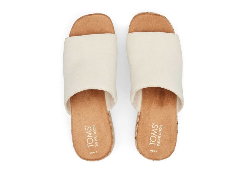 Toms Laila Mule Wildleder Beige | 1756ZIJLC