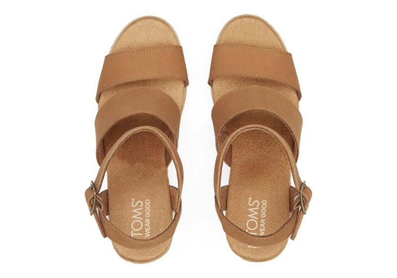 Toms Madelyn Tan Leder Braun | 1682FDKNW