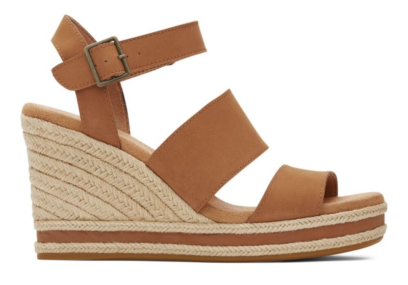 Toms Madelyn Tan Leder Braun | 1682FDKNW