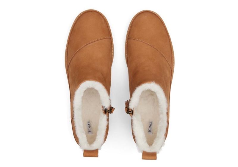 Toms Marlo Tan Wasser Resistant Faux Fur Braun | 1564SYUDC