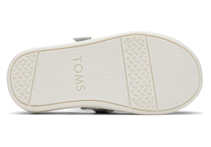 Toms Mary Jane Toddler Shoe Silber | 6401RKSAO