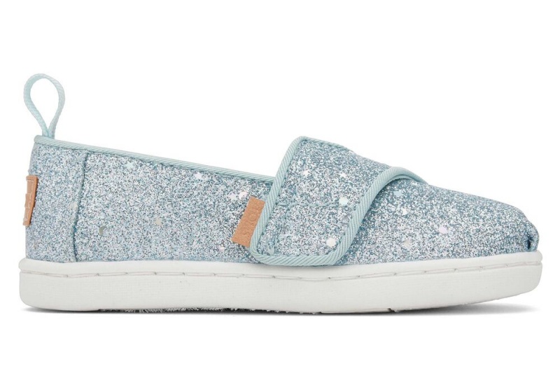 Toms Mint Cosmic Glitter Toddler Shoe Mintfarben | 3541PXKOJ