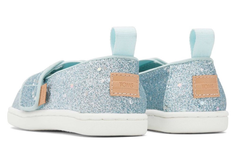 Toms Mint Cosmic Glitter Toddler Shoe Mintfarben | 3541PXKOJ