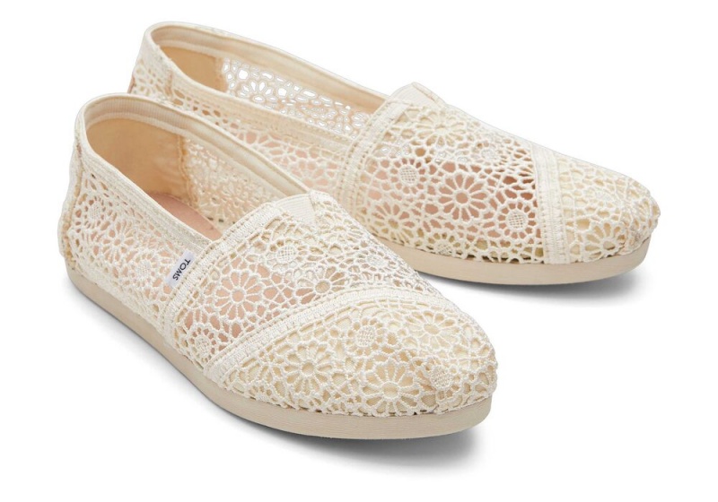 Toms Moroccan Crochet Beige | 8609QJOXV