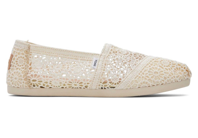 Toms Moroccan Crochet Beige | 8609QJOXV