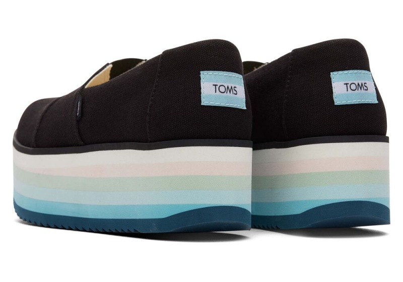 Toms Plattform Schwarz | 3107DGBCR