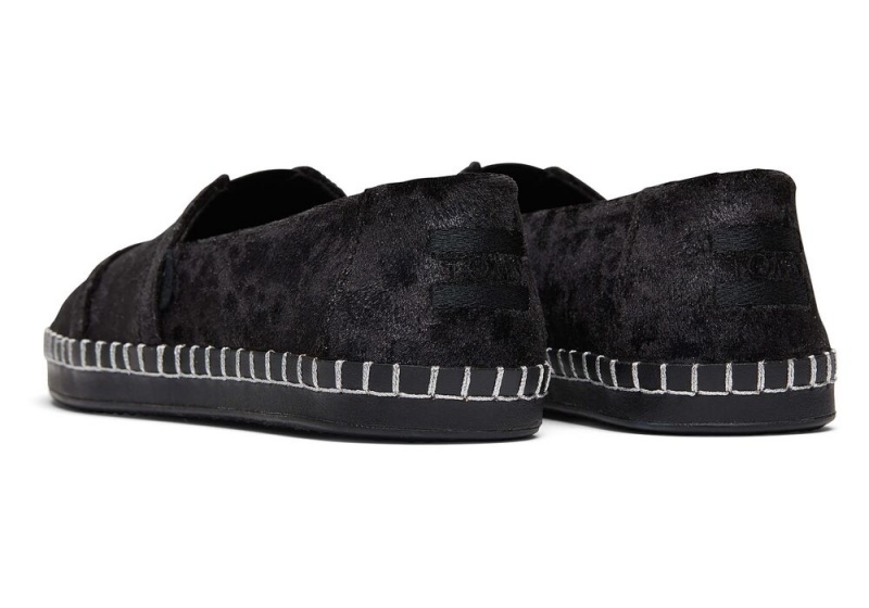 Toms Plush Foil Leder Wrap Schwarz | 7635HZEXY