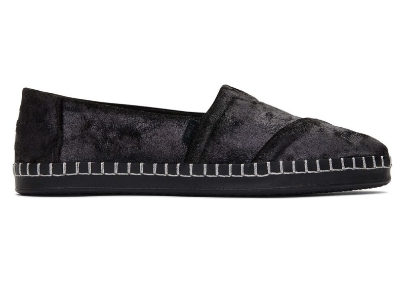 Toms Plush Foil Leder Wrap Schwarz | 7635HZEXY