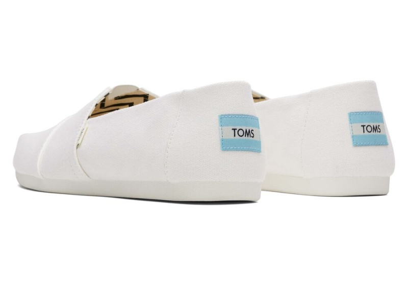 Toms Recycled Baumwoll Canvas Weiß | 3054LSCYF