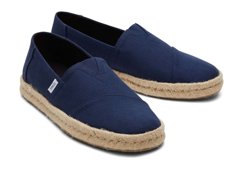 Toms Recycled Baumwoll Rope 2.0 Navy | 9045TMQOY