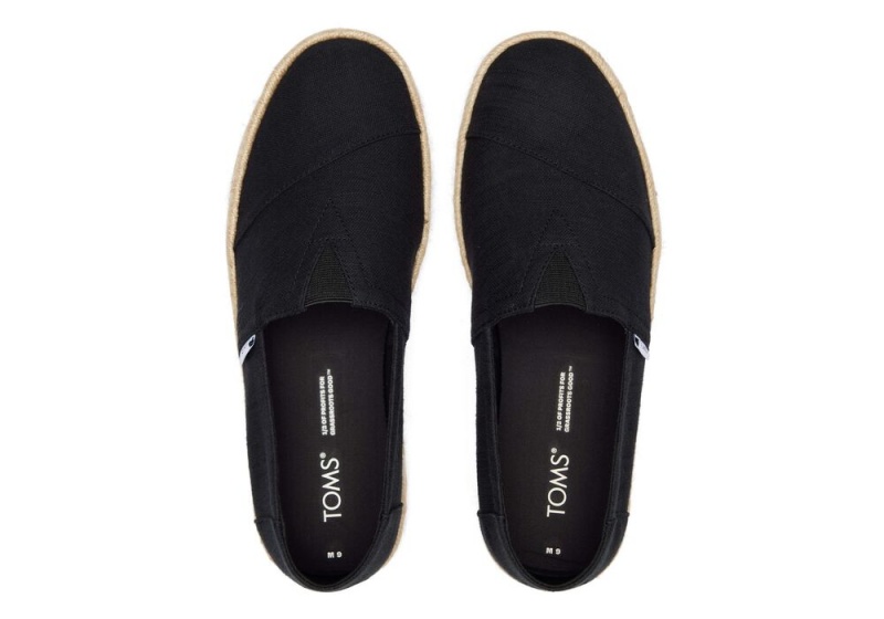 Toms Recycled Baumwoll Rope 2.0 Schwarz | 3548OTADP