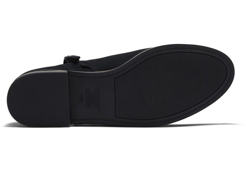 Toms Reese Wildleder Ankle Schwarz | 7965IMOBQ