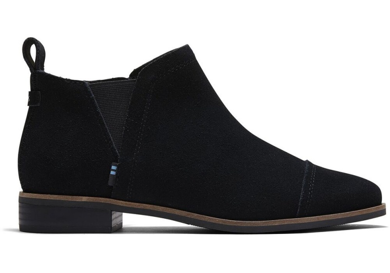 Toms Reese Wildleder Ankle Schwarz | 7965IMOBQ