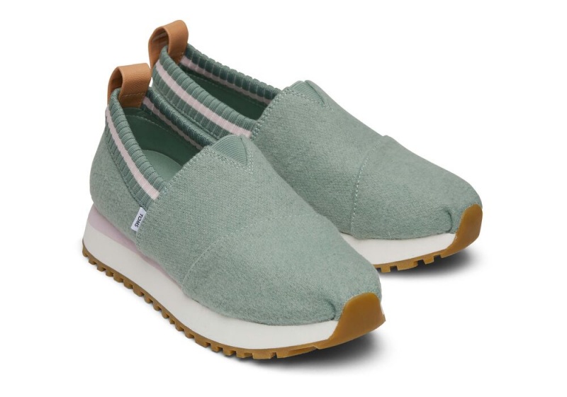 Toms Resident 2.0 Felt Olivgrün | 5320OMWHJ