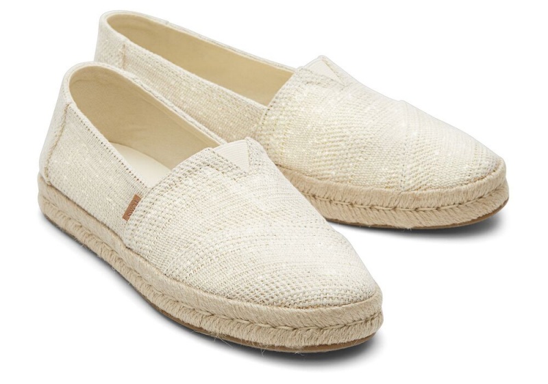 Toms Rope 2.0 Metallic Beige Metal | 4678YZFRQ