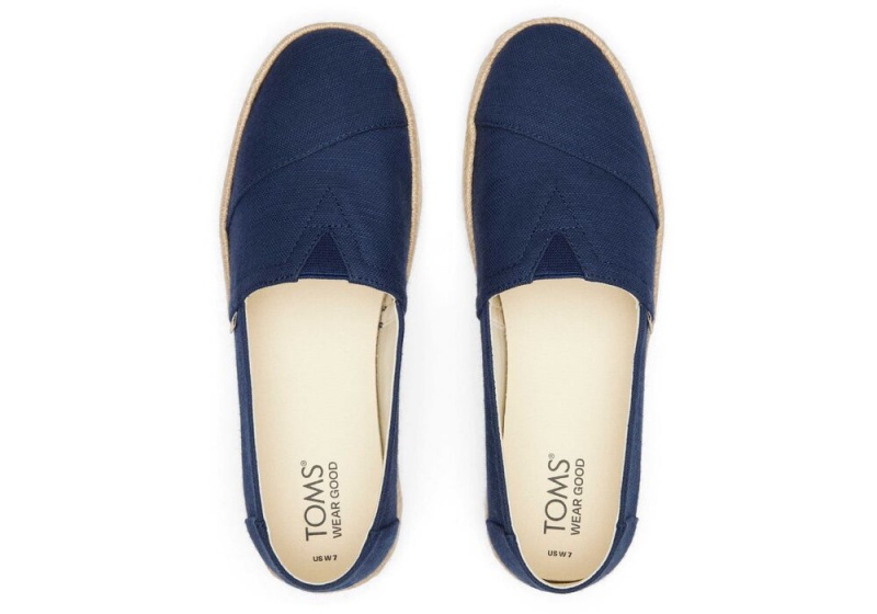 Toms Rope 2.0 Recycled Baumwoll Navy | 6087OKZYJ