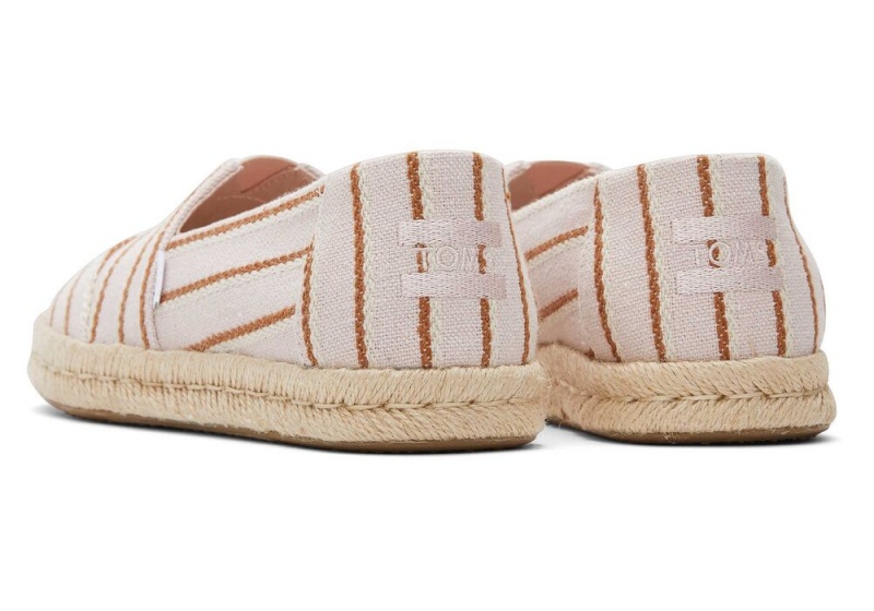 Toms Rope 2.0 Stripes Rosa | 6784CNEIZ