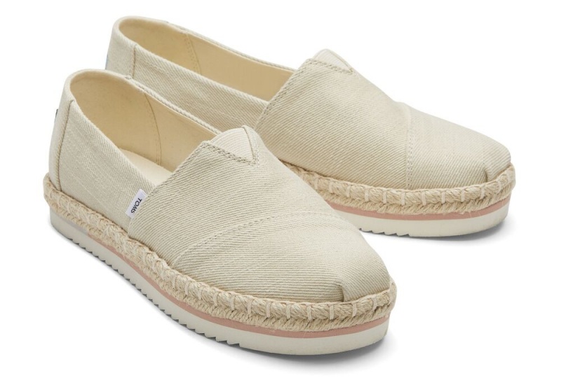 Toms Rope Plattform Beige | 2093SBOQA