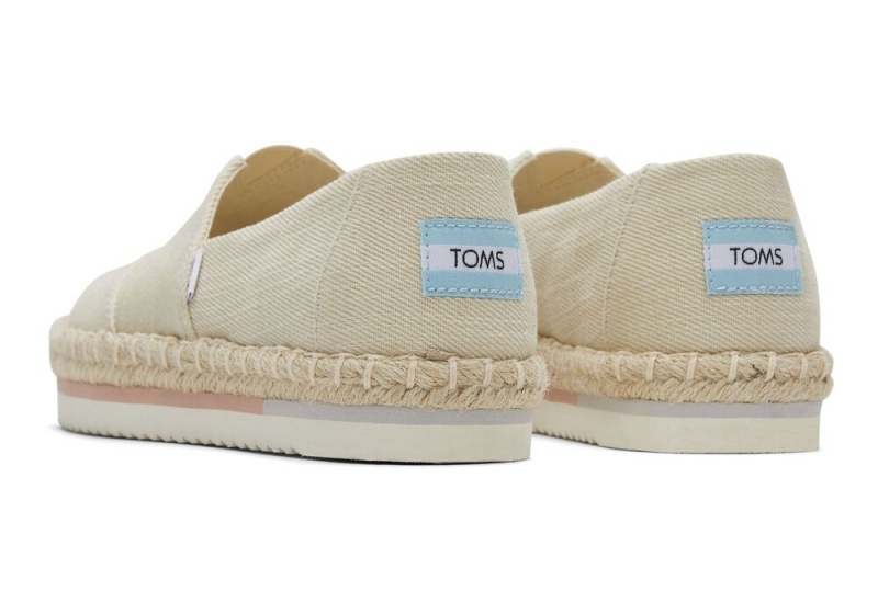 Toms Rope Plattform Beige | 2093SBOQA