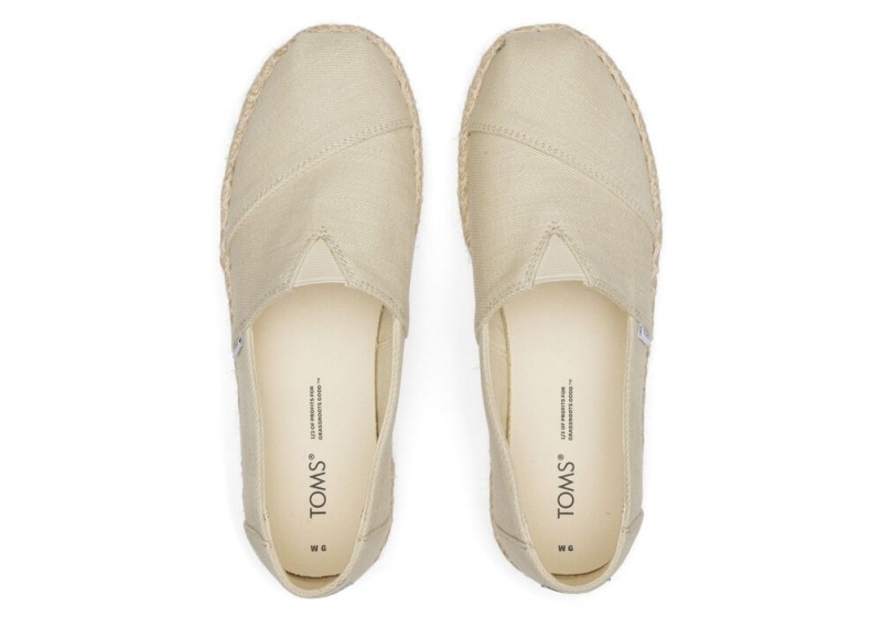 Toms Rope Plattform Beige | 2093SBOQA