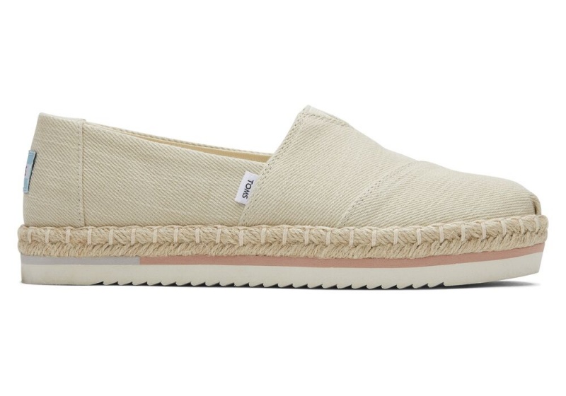 Toms Rope Plattform Beige | 2093SBOQA