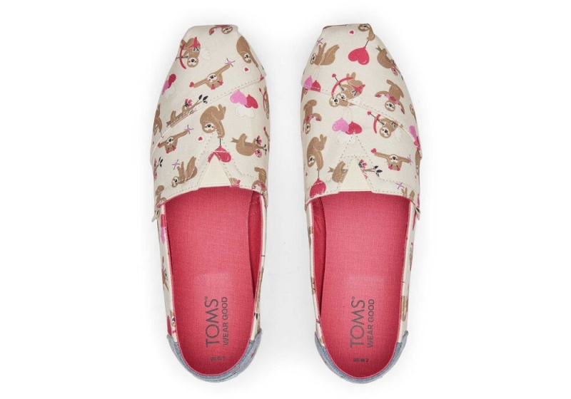 Toms Sloths and Hearts Beige | 0942HBJXK