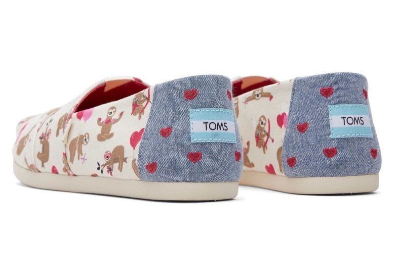 Toms Sloths and Hearts Beige | 0942HBJXK