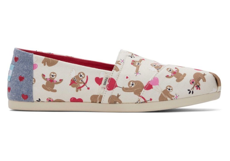 Toms Sloths and Hearts Beige | 0942HBJXK