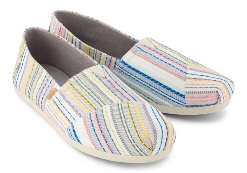 Toms Stitched Stripes Grau | 1795WKPSH