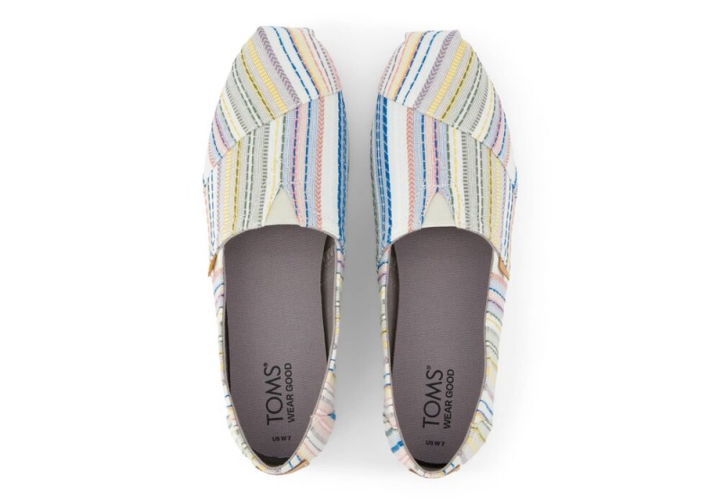 Toms Stitched Stripes Grau | 1795WKPSH