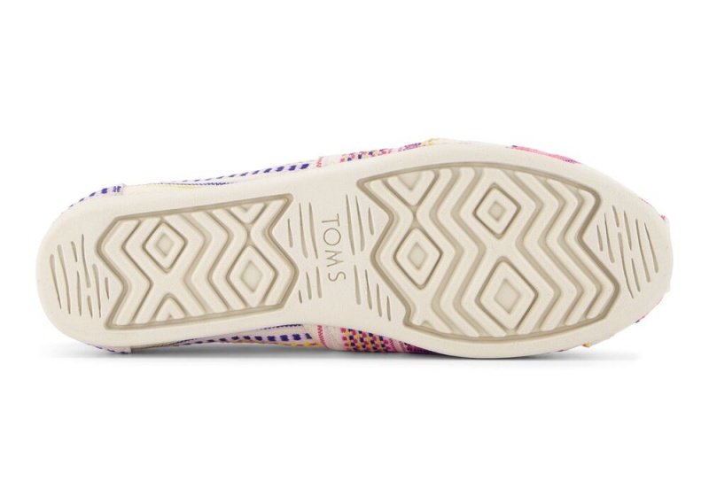 Toms Sunset Woven Stripes Fuchsie | 3894YZXWA