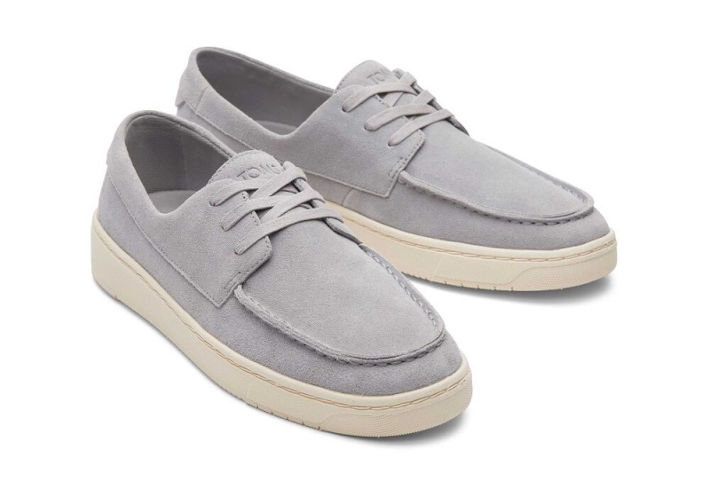 Toms TRVL LITE London Wildleder Loafer Grau | 1379JYLFK