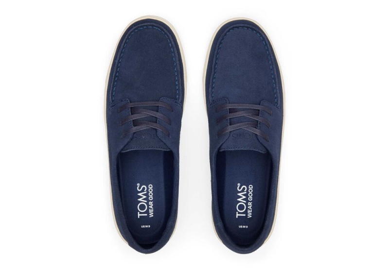 Toms TRVL LITE London Wildleder Loafer Navy | 7350ZHSDI