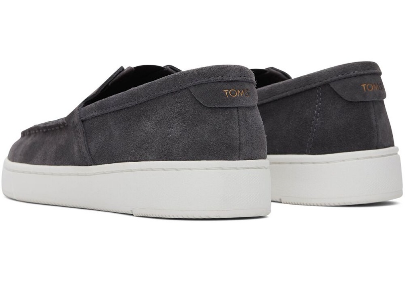 Toms TRVL LITE Wildleder Loafer Schwarz | 3284PUTHA